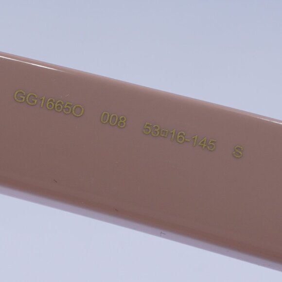 Gucci GG1665O 008 Cat Eye Eyeglasses - Black/Nude 53mm - Picture 7 of 12